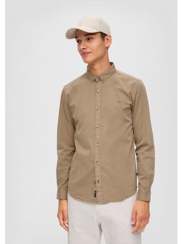 QS Hemd in 8235_sandfarben