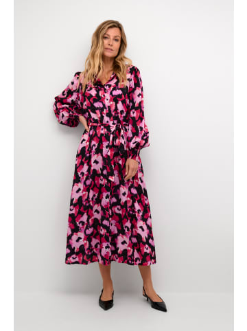 Kaffe Kleid KApollie Regular fit in Pink Faded Flower