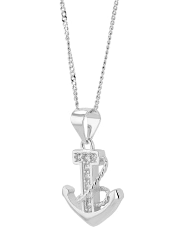 Adeliás Damen Anhänger aus 925 Silber mit Zirkonia in silber