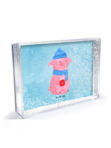 Mr. & Mrs. Panda Bilderrahmen Schwein Glühwein ohne Spruch in Eisblau