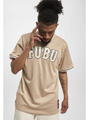 FUBU Mesh Tees in sand