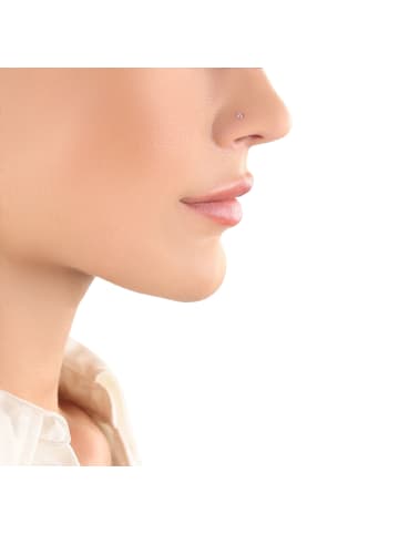 Amor Nasenpiercing Silber 925, rhodiniert in Rosa