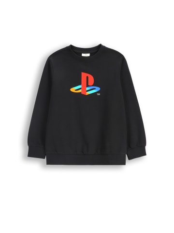 Coccodrillo Baumwoll-Sweatshirt in schwarz
