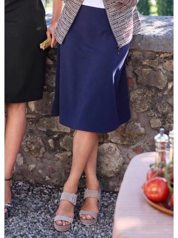 GOLDNER Midirock mit Schlupfbund in royalblau