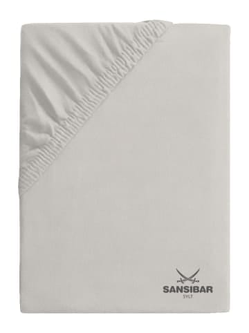 Sansibar Topper-Spannbettlaken in Stone