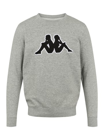 Kappa Sweatshirt Airvit in md grey mel.-black