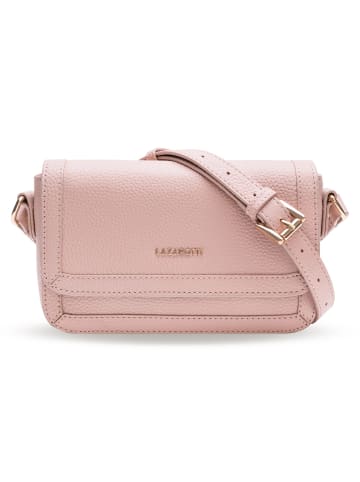 Lazarotti Bologna Leather Umhängetasche Leder 21 cm in pink