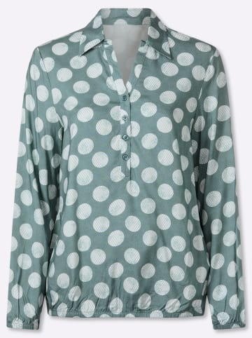 WITT WEIDEN Druck-Bluse in jade-bedruckt