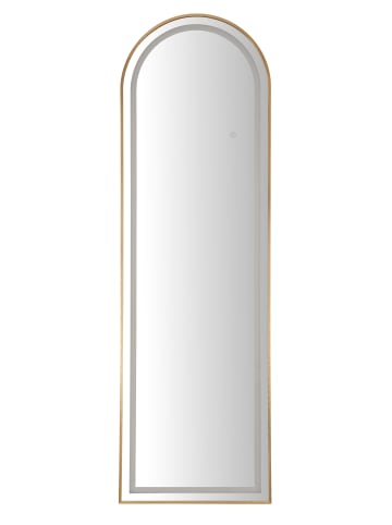 Mauro Ferretti Standspiegel mit LED-Beleuchtung 50x38x160 (geöffnete Maße)