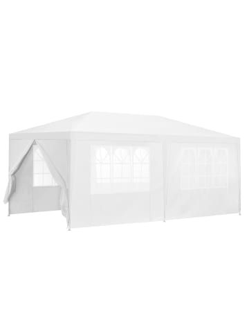 casa.pro Pavillon Wedau in Weiß (L)600cm (B)300cm (H)255cm