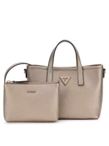 Guess Latona Mini - Henkeltasche mit herausnehmbarer Pouch 21 cm in pewter