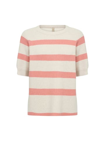 soyaconcept Pullover SC-KANITA STRIPE 19 in 94635C PEACH PINK MELANGE COMB