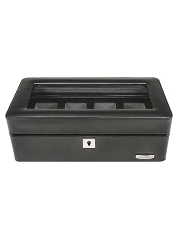 Windrose Schmuckkasten 26.5 cm in schwarz