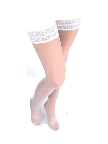 Trasparenze Halterlose Strümpfe FANNY in bianco