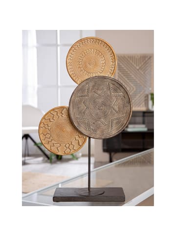 GILDE Skulptur Esculpida naturfarben - (H) 44 cm