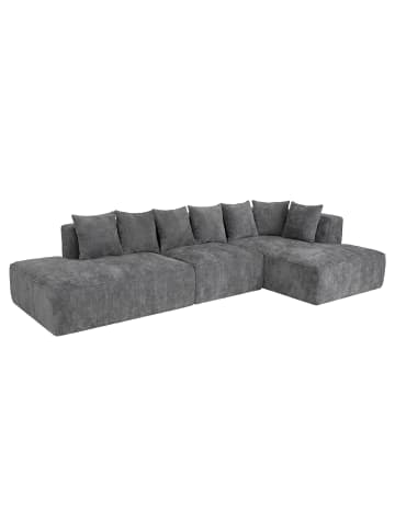 MCW Sofa-Garnitur Q28 Liegefläche rechts, Dunkelgrau