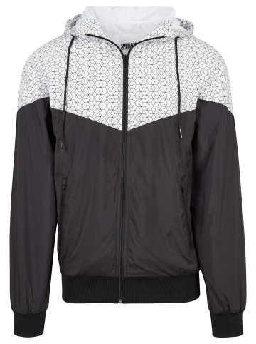 Urban Classics Windbreaker in blk/wht