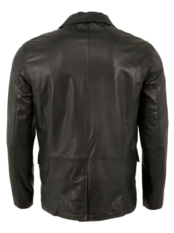 MADDOX Lederjacke Lammnappa in Schwarz