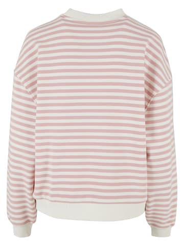 Urban Classics Sweater in lemonadepink/whitesand