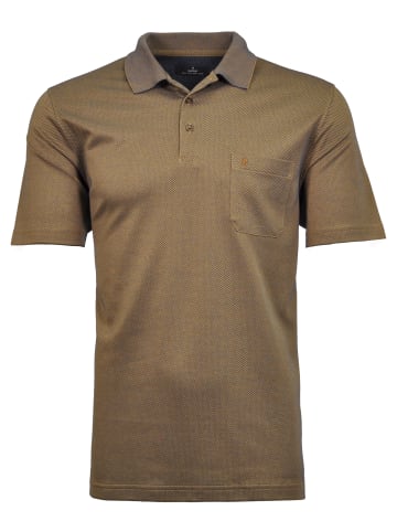 Ragman Polo fishnet in Braun