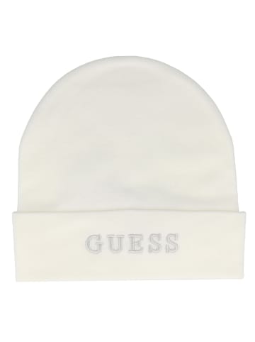 Guess Beanie Strickmütze in off white 1