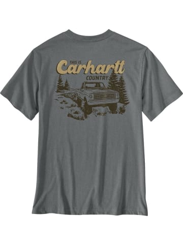 CARHARTT T-Shirt "Irvine Relaxed Truck T-Shirt" in Grau