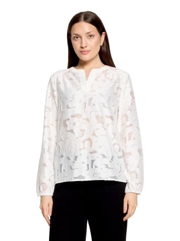 BETTY & CO Schlupfbluse mit Muster in Rohweiß