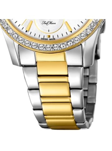 Candino Analog-Armbanduhr Candino Elegance silber, gold mittel (ca. 33mm)