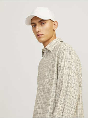 Jack & Jones Baseball Cap in Cloud Dancer