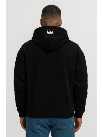 DADA Oversized Hoodie mit Logo-Stickereien in Schwarz