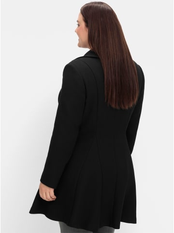 sheego Kurzmantel in schwarz