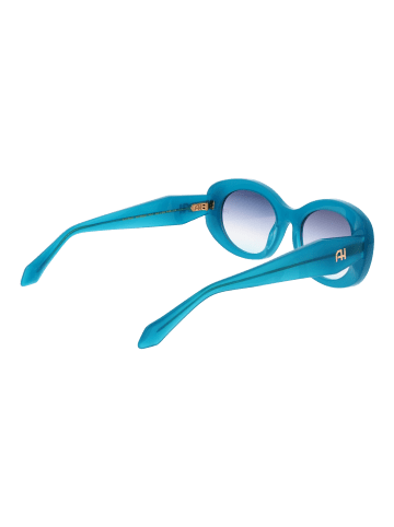 Ana Hickmann Frauen Sonnenbrille Oval Blau