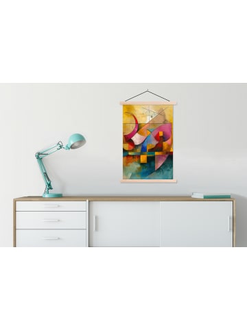 MuchoWow Poster mit Leiste Geometrie