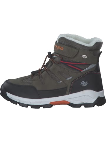 DOCKERS Winterstiefel in khaki/schwarz
