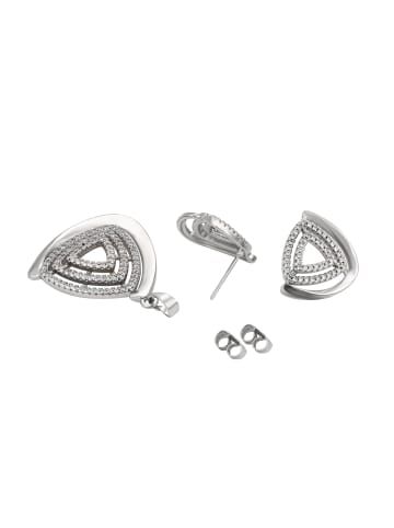 NAEMI Women Jewelry Set in Silver