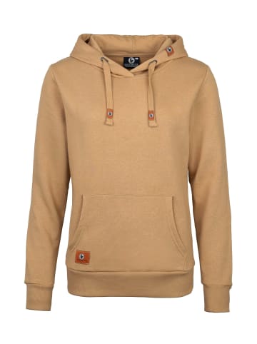 SCHIETWETTER Hoodie unifarben in coffee