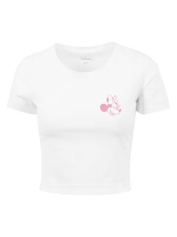 Merchcode Merchcode Damen Ladies Minnie Mouse Wink Tee in white