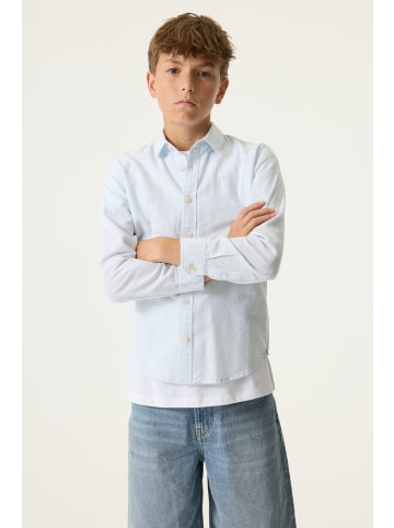 Garcia Kentkragen Langarmhemd Casual in dusy aqua