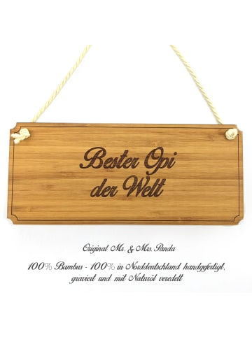 Mr. & Mrs. Panda Praxisschild Opi mit Spruch in Keine Angabe