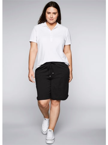sheego Bermudas in schwarz