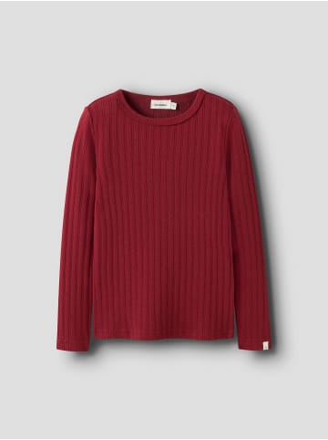 name it Oberteil mit langen Ärmeln in Red Dahlia