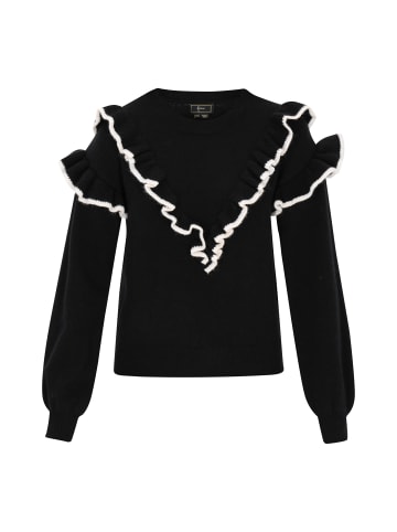 faina Women Sweater in black white