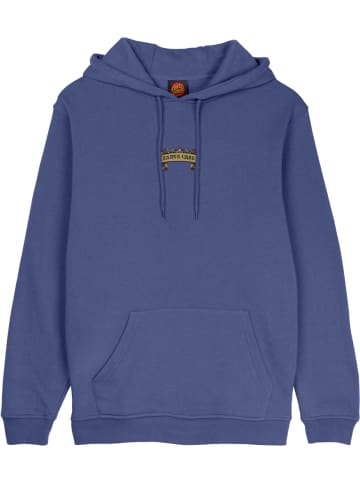 Santa Cruz Hoodie "Guzman Scroll Front Hood" in Blau