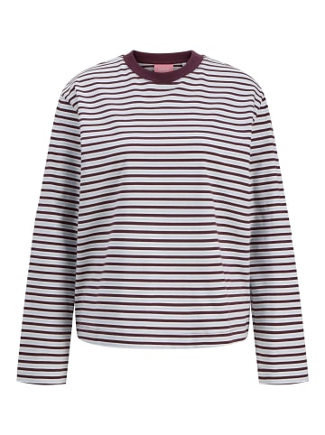 JJXX Langarm-T-Shirt in Winetasting 1