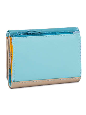 MYWALIT Medium Tri-fold Geldbörse Leder 12 cm in sardinia