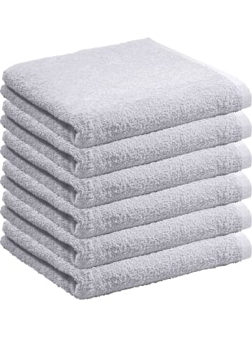 REDBEST Frottier Handtuch 6er-Pack Oceanside in silber