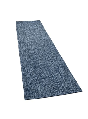 KADIMA DESIGN Teppich Kurzflor Unifarben Wohnzimmer in Dunkelblau