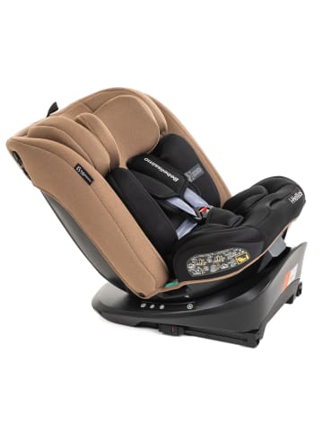 BeBelissimo Kindersitz I-SIZE 40-150 cm, 360, Kinderautositz - Hellios Plus in Beige