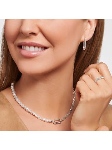 Thomas Sabo Ring Weiße Steine Pavé Silber in silber, weiß