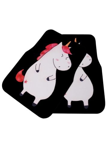 Mr. & Mrs. Panda Automatte Einhorn Wut ohne Spruch in Schwarz